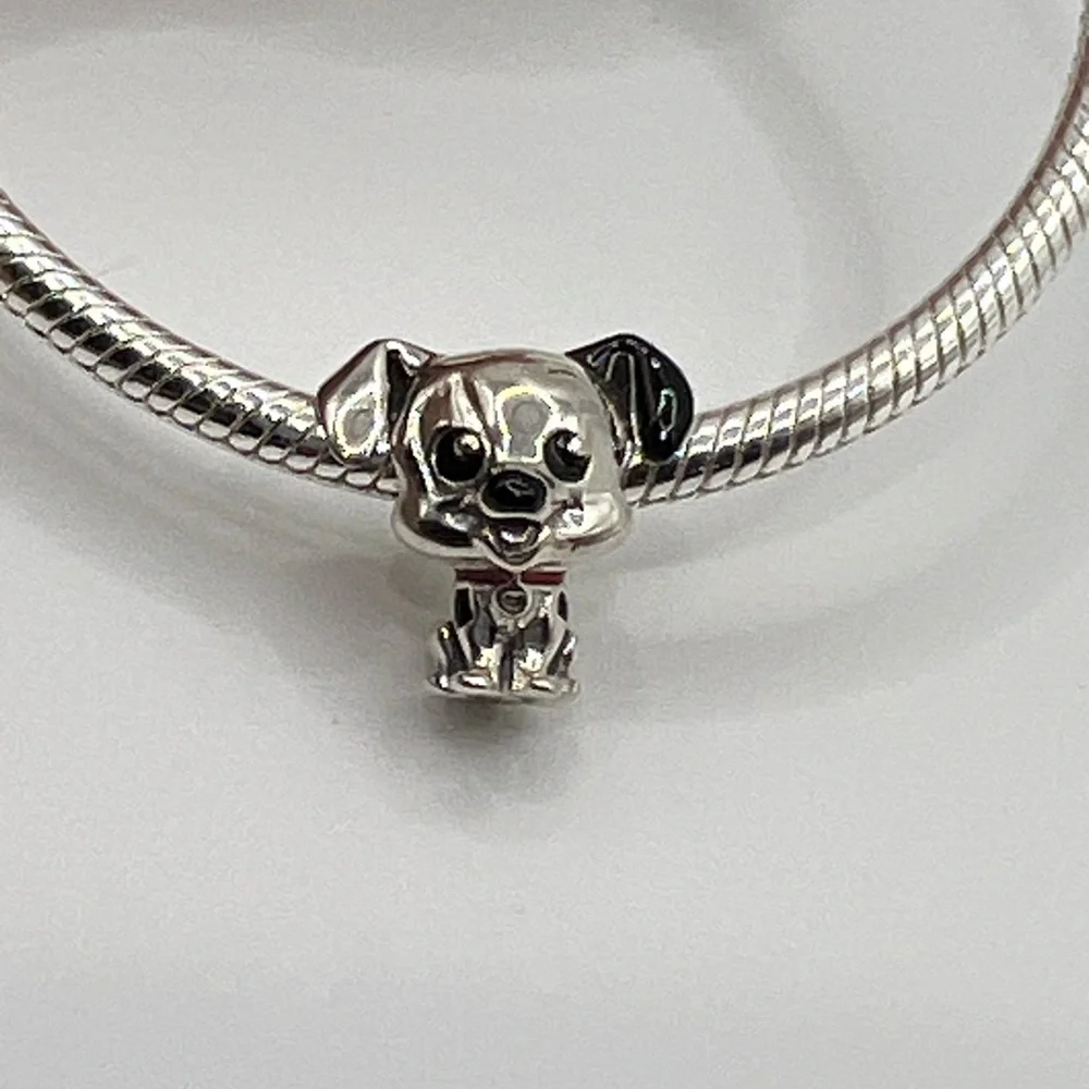 Pandora Disney 101 Dalmatians Patch Charm, Sterling Silver 925